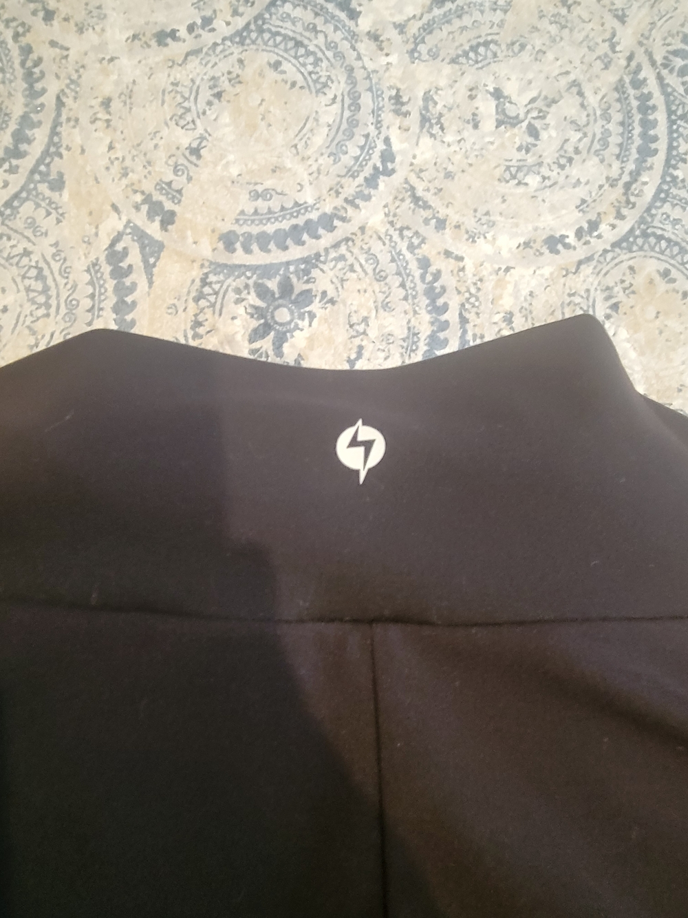 POPFLEX Crisscross Hourglass Black Skirted Leggings - L - Picture 4 of 4